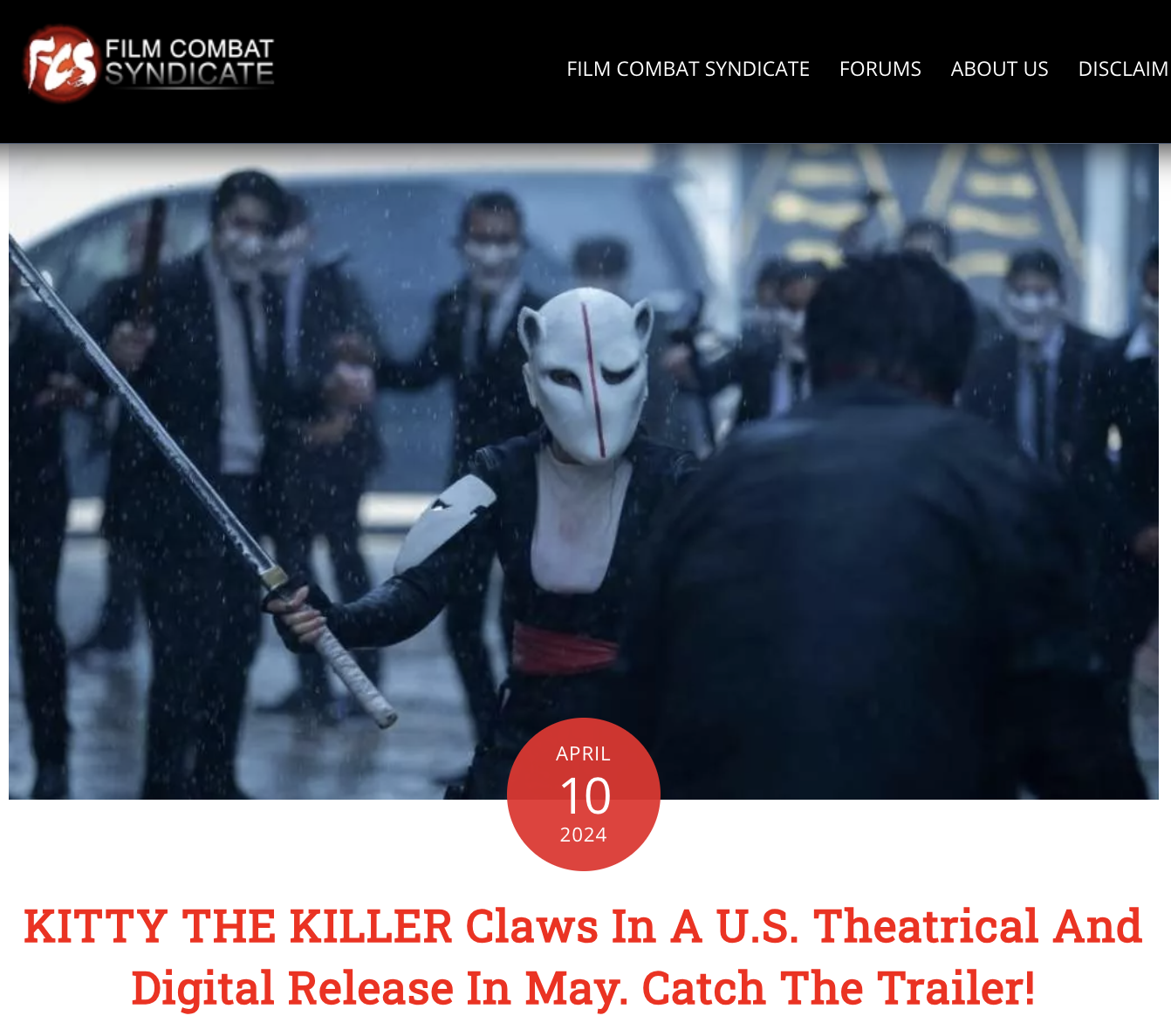 KITTY THE KILLER Claws In A U.S. Theatrical And Digital Release In May. Catch The Trailer!